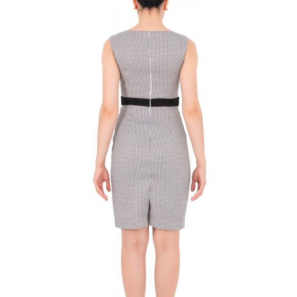 ALANTINO HOUNDSTOOTH MINI DRESS - Picture 13 of 14